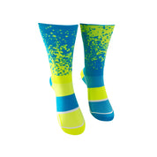 CLASSIC MIST SPORTS SOCKS: YELLOW + BLUE