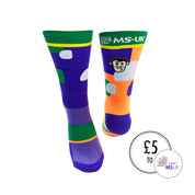 CLASSIC MS-UK SPORTS SOCKS: PURPLE