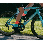 PODIUM BLOCK SPORTS SOCKS: ORANGE + BLUE