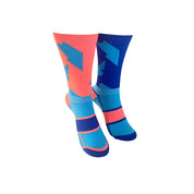PODIUM BOLT SPORTS SOCKS: BLUE + ORANGE
