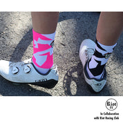 PODIUM BOLT SPORTS SOCKS: PINK + BLACK