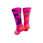 PODIUM BOLT SPORTS SOCKS: PINK + ORANGE