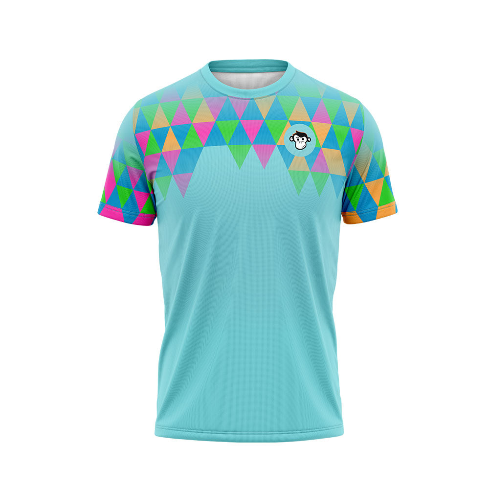 SPORTS T-SHIRT: TURQUOISE