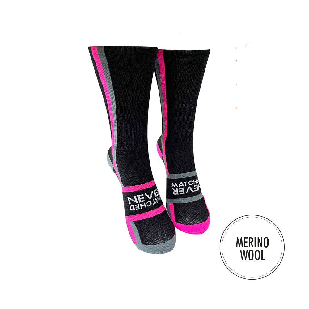 THERMO MERINO SPORTS SOCKS: BLACK