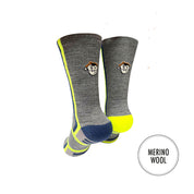 THERMO MERINO SPORTS SOCKS: GREY