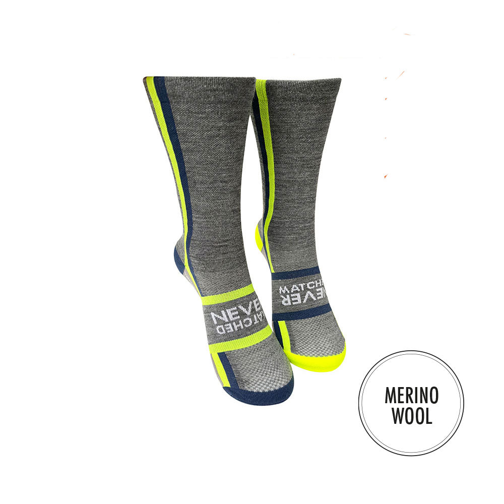 THERMO MERINO SPORTS SOCKS: GREY