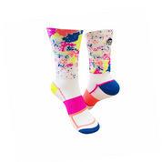 CLASSIC MIST SPORTS SOCKS: WHITE MULTI