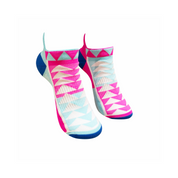 ELITE PYRAMID SPORTS SOCKS: PINK + TURQUOISE