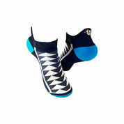 ELITE PYRAMID SPORTS SOCKS: NAVY + BLUE