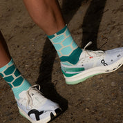 Classic Hex Sports Socks: Teal + Turquoise