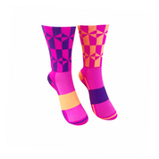 CLASSIC TARGET SPORTS SOCKS: PINK + PURPLE