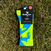 PODIUM BOLT SPORTS SOCKS: BlUE + YELLOW